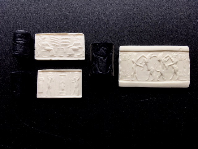 Ancient Cylinder Seal Set of Genesis Recreations - Click Image to Close
